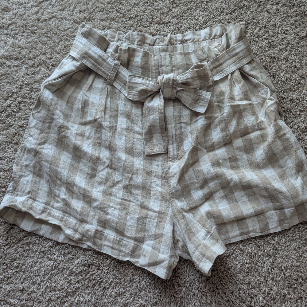 a new day Tan High Waist Shorts